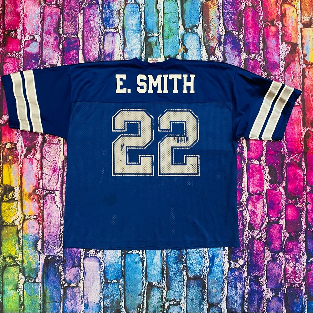 Vintage Logo Athletic Emmitt Smith Dallas Cowboys Jersey size XL Boxy fit
